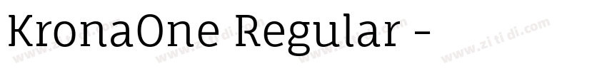 KronaOne Regular◆字体转换 KronaOne Regular◆字体转换